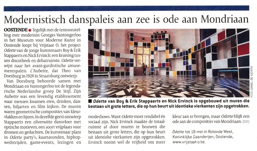 Modernistisch danspaleis aan zee is ode aan Mondriaan