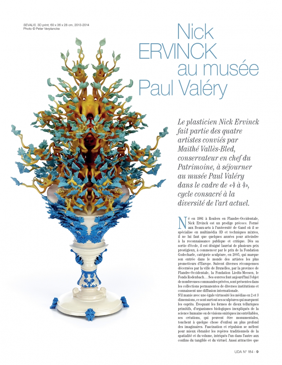 Nick Ervinck au mus&eacute;e Paul Val&eacute;ry