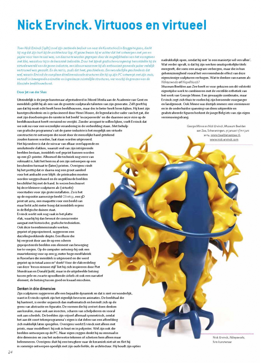 Nick Ervinck. Virtuoos en virtueel